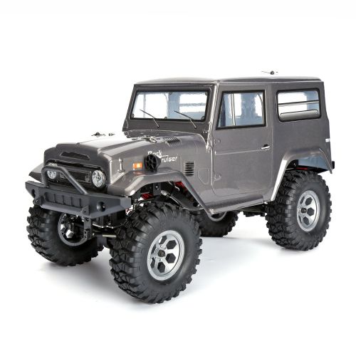  RGT RC Crawler 1/10 Scale Racing Car Remote Control Electric Power 4wd Off Road 4x4 Rock Cruiser RC-4 Climbing Trucks (Grey)