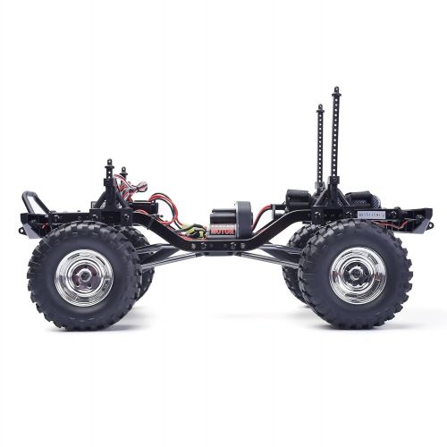  RGT RC Crawler 1/10 Scale Racing Car Remote Control Electric Power 4wd Off Road 4x4 Rock Cruiser RC-4 Climbing Trucks (Grey)