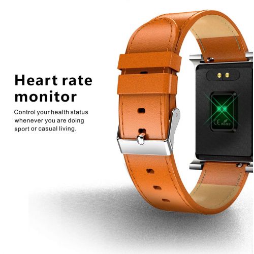  RGTOPONE Waterproof Smart Watch Men Sports Smartwatch Enhanced Accuracy IP68 Swimming Bluetooth Fitness Tracker Heart Rate Blood Pressure Monitor Messages Reminder Anti-Lost