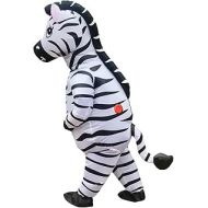 RHYTHMARTS Zebra Costume Inflatable Costume Christmas Costume for Adult