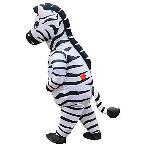  할로윈 용품RHYTHMARTS Zebra Costume Inflatable Costume Christmas Costume for Adult