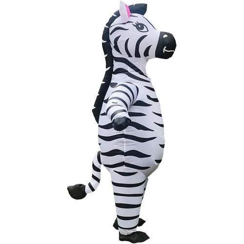  할로윈 용품RHYTHMARTS Zebra Costume Inflatable Costume Christmas Costume for Adult