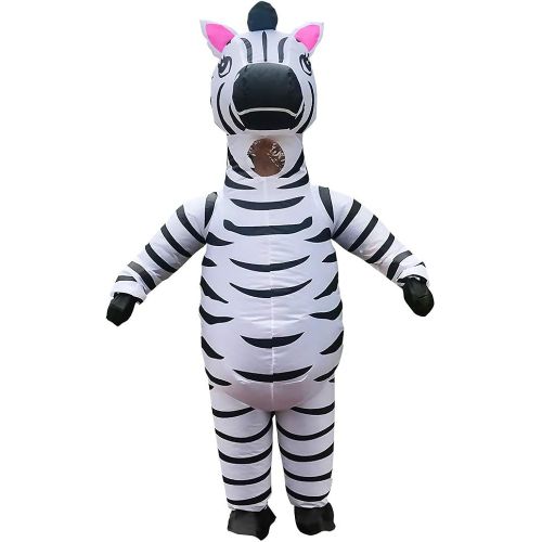  할로윈 용품RHYTHMARTS Zebra Costume Inflatable Costume Christmas Costume for Adult