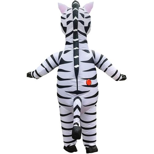  할로윈 용품RHYTHMARTS Zebra Costume Inflatable Costume Christmas Costume for Adult