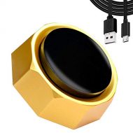 [아마존베스트]RIBOSY USB Sound Button - Make Your Own Button by Uploading Audio Files - Support 100+ Recordings - Top Recordable Quality Playback (USB Cable+Battery Included)【2021 Upgraded Versi