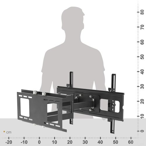  [아마존 핫딜]  [아마존핫딜]RICOO TV Wandhalterung R06 Universal fuer 40-75 Zoll (ca. 102-191cm) Schwenkbar Neigbar | Wand Halter Aufhangung Fernseh Halterung auch fuer Curved LCD & LED Fernseher | VESA 300x100