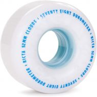 RICTA WHEEL DYNAMICS RICTA 52mm Unisex Adult Clouds 78A 78a Cruiser Formula. Smooth-Rolling and Fast 78a Soft Urethane with A Solid, 78d Core