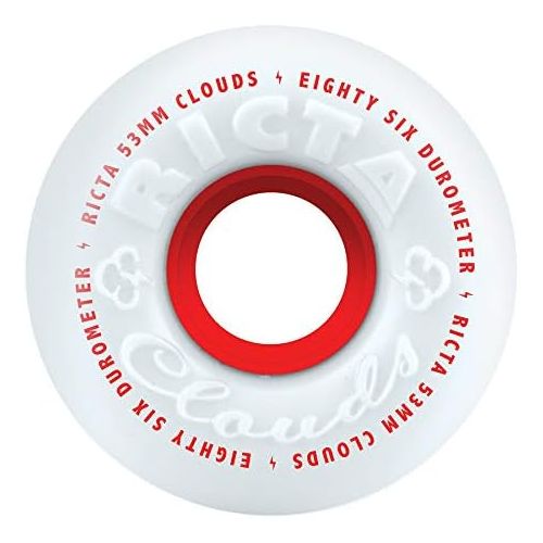  RICTA WHEEL DYNAMICS RICTA 53mm Clouds 86A Soft Skateboard Wheels