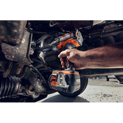  [아마존베스트]Ridgid R86011B OCTANE 18V Lithium Ion Cordless 1/2 Inch Impact Wrench w/ Belt Clip (Battery Not Included, Bare Tool Only)