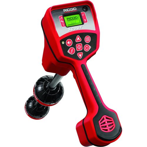  [아마존베스트]RIDGID 19238 NaviTrack Scout Locator, Underground Pipe Locator and Underground Cable Location Device & 16728 Remote Transmitter (512 Hertz Sonde) for Underground Pipe Location,Red/