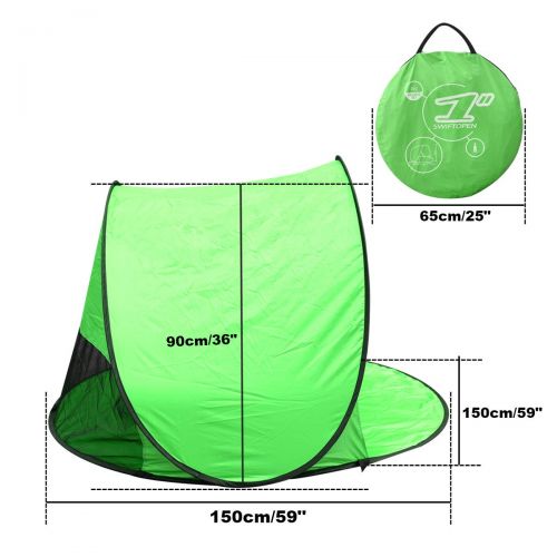  RIJER Instant Sun Shade Tent POP UP Family UV Play Beach Tent Cabana Anti UV Portable Automatic Kids Playing Sun Shelter for Camping Fishing Hiking