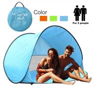 RIJER Instant Sun Shade Tent POP UP Family UV Play Beach Tent Cabana Anti UV Portable Automatic Kids Playing Sun Shelter for Camping Fishing Hiking