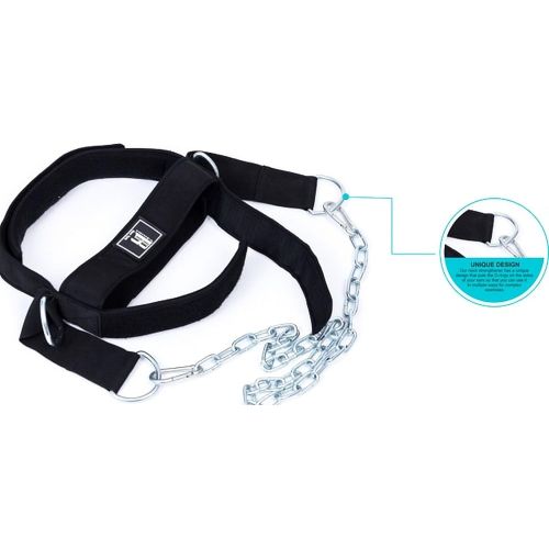  [아마존 핫딜]  [아마존핫딜]RIMSports Head Harness Neck Support Best Neck Exerciser for Lifting - Ideal Neck Strap for Men & Women - Premium Neck Curl Harness & Head Harness Neck for Weightlifting