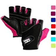 [아마존 핫딜] [아마존핫딜]RIMSports Gym Gloves for Powerlifting, Weight Training, Biking, Cycling - Premium Quality Weights Lifting Gloves Workout Gloves w/Washable for Callus and Blister Protection!