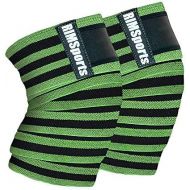 [아마존핫딜][아마존 핫딜] RIMSports Knee Wraps for Weightlifting - Powerlifting,Workout & Squats | Knee Wrap - Reduces Stress on Quadriceps | Ideal Elastic Support & Compression Strength