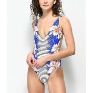 RIP CURL Rip Curl Hot Shot White One Piece Swimsuit