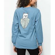 RIPNDIP Safari Nermal Baby Blue Long Sleeve T-Shirt