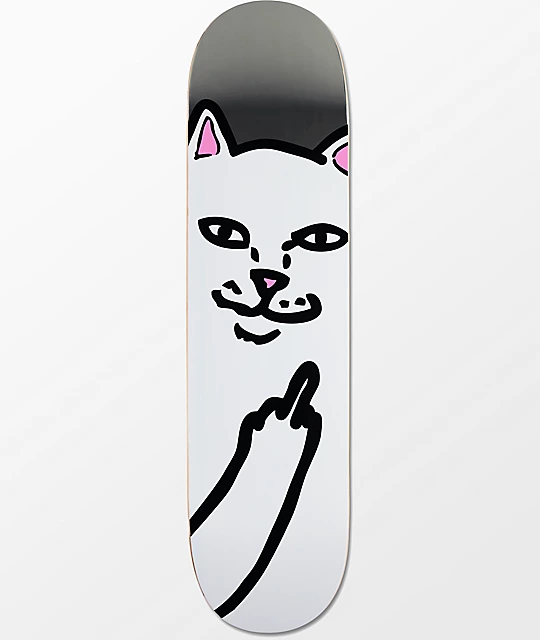 RIPNDIP Lord Nermal Silver 8.0" Skateboard Deck