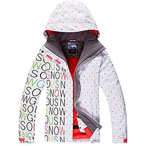  RIUIYELE Fashion Women Breathable Waterproof and Windproof Colorful Snowboard Ski Jacket Pants Set