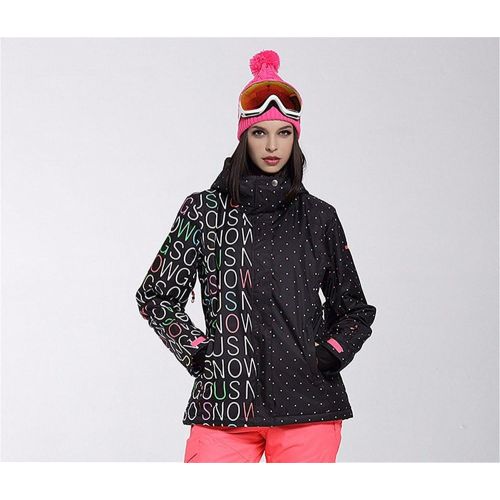  RIUIYELE Fashion Women Breathable Waterproof and Windproof Colorful Snowboard Ski Jacket Pants Set