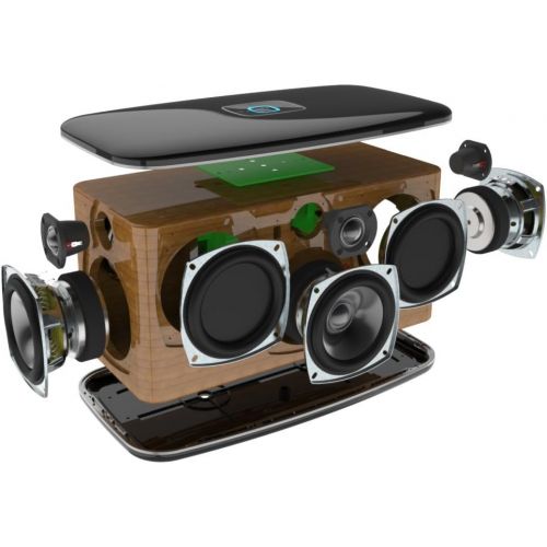  [아마존베스트]RIVA FESTIVAL Smart Speaker Mid-Size Wireless for Multi-Room music streaming and voice control works with Google Assistant (Black)