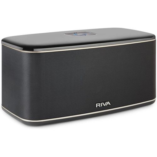  [아마존베스트]RIVA FESTIVAL Smart Speaker Mid-Size Wireless for Multi-Room music streaming and voice control works with Google Assistant (Black)