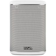 [아마존베스트]RIVA ARENA Smart Speaker Compact Wireless for Multi-Room music streaming and voice control works with Google Assistant (White)