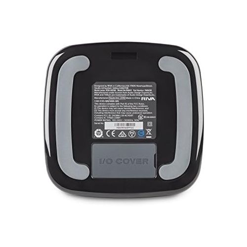  [아마존베스트]RIVA ARENA Smart Speaker Compact Wireless for Multi-Room music streaming and voice control works with Google Assistant (Black)
