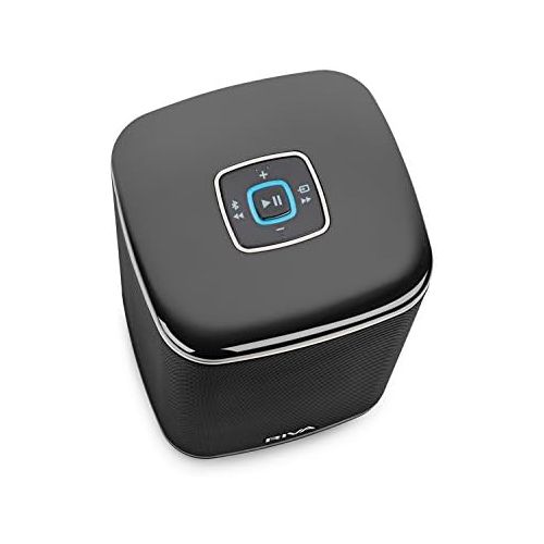  [아마존베스트]RIVA ARENA Smart Speaker Compact Wireless for Multi-Room music streaming and voice control works with Google Assistant (Black)