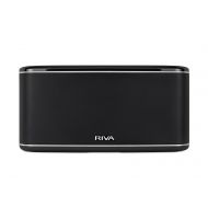 RIVA FESTIVAL Smart Speaker Mid-Size Wireless for Multi-Room music streaming and voice control works with Google Assistant (Black)