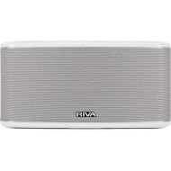 RIVA FESTIVAL Smart Speaker Mid-Size Wireless for Multi-Room music streaming and voice control works with Google Assistant (White)