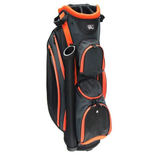  RJ SPORTS DS-590 Black and Grey Nylon Lightweight 9-inch Cart Bag