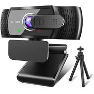 [아마존베스트]RLBUNZ 1080P Webcam with Microphone, Full HD PC / Laptop Webcam with Tripod, Automatic Light Correction, USB 2.0 Plug & Play for Live Streaming, Video Calls, Online Teaching, Confe