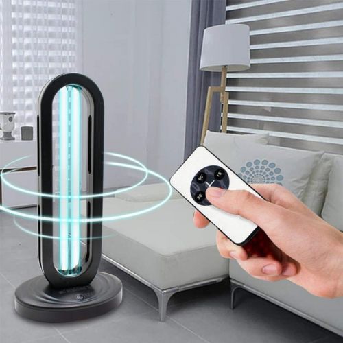  R-LOMU UV Light Sanitizer Deodorizer for Odor Room Air Freshener Disinfection Light Germicidal lamp Ozone Sterilizer lamp (Remote Control) 99.99% Sterilization Rate 38W 110 V