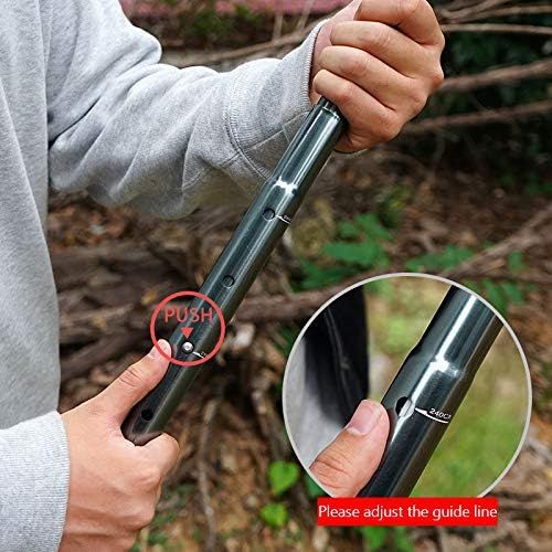  RLQ Adjustable Tarp Poles Telescoping Aluminum Rods Set of 2 for Camping,Backpacking,Hiking,Awnings,Shelters