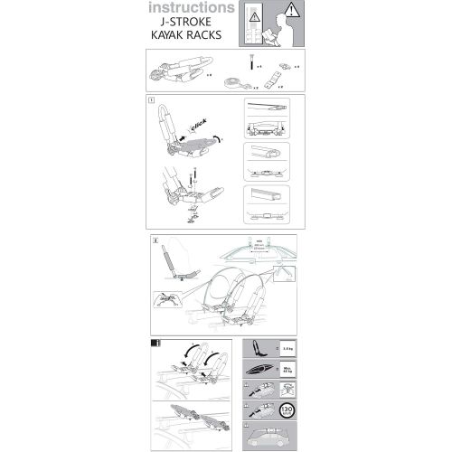  RLQ Kayak Rack Accessories, Folding Kayak Roof Rack Car Carrier Racks for Kayaks, Surfboards and SUP Paddle Boards