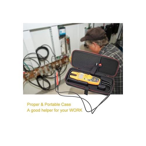  RLSOCO Hard Case for Fluke T5-1000/ T5-600/ T6-600/ T6-1000 Electrical Voltage, Continuity and Current Tester