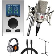 RME Babyface Pro FS Kit with Interface, Neumann TLM-102 Mic, Neumann NDH 20 Headphones, Cable, and Stand