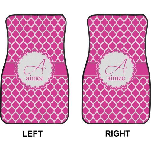 RNK Shops Moroccan Car Floor Mats (Front Seat) (Personalized)