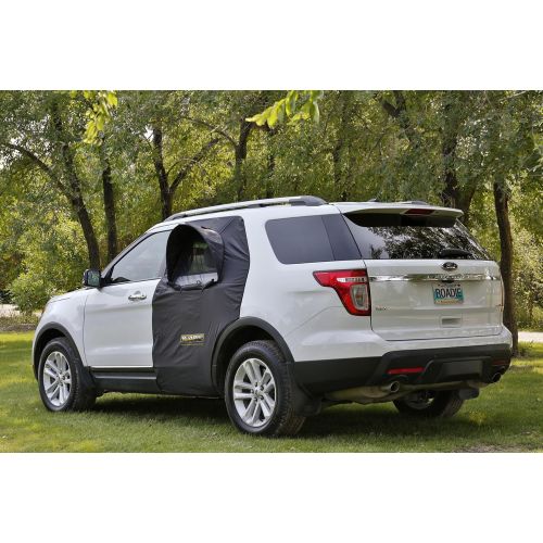  ROADIE- The OVERNIGHTER SUV Window Tent with Bug Screen and Retractable Awning ? Great for Camping in an SUV. (Patented)