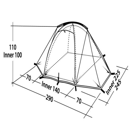  ROBENS Lodge 2 Zelt - 2 Personen Zelt