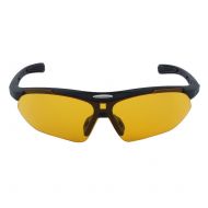 ROBESBON Authorized Exercise Rimless Eyewear Goggles Lens Cycling Glasses Yellow