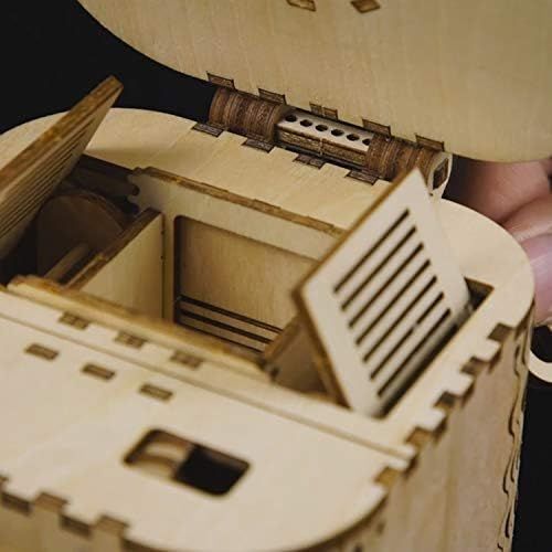  [아마존핫딜][아마존 핫딜] ROBOTIME 3D 나무 보물 상자 퍼즐 독특한 모델 키트 만들기 기계 공학 키트 성인 및 어린이에게 좋은 생일 14세 이상.