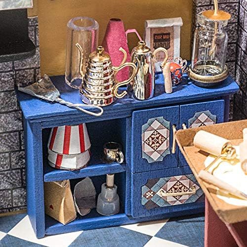  ROBOTIME Miniature Dollhouse Kit with Furniture 1:24 Scale Furniture Kit Creative Gifts for Woman/Adults - Nancys Bake Shop