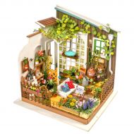 ROBOTIME DIY Dollhouse Kit Miniature Dreamy Bedroom Kits to Build Great Toy Gift for Kids & Adults