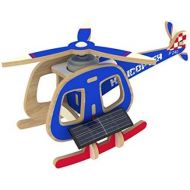 [아마존베스트]ROBUD Solar Powered Helicopter Stem Educational Toys Assembled Model for Children