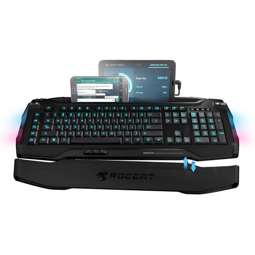  ROCCAT SKELTR Bluetooth Smart Communication RGB Gaming Keyboard, Black