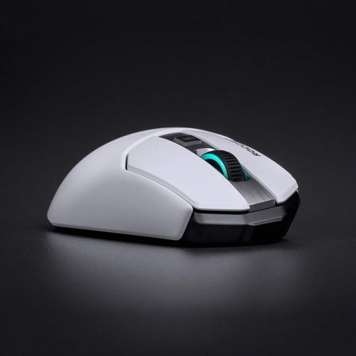  ROCCAT Kain 202 PC Gaming Wireless Mouse, AIMO RGB Lighting, 16,000 DPI Optical Owl-Eye Sensor, Ergonomic USB Computer Mouse, Claw Grip, Long Lasting Battery Life, Titan Scroll Whe