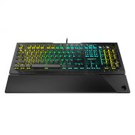 ROCCAT Vulcan Pro Linear Optical PC Gaming Keyboard, Titan Switch Full Size with Per Key AIMO RGB Lighting, Anodized Aluminum Top Plate and Detachable Palm/Wrist Rest, Low Profile,