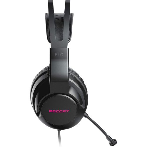  [아마존베스트]ROCCAT Elo 7.1 USB Surround Sound RGB Gaming Headset, Black